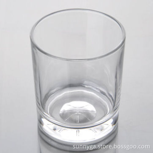 Glass Tumbler with 10oz Capacity, Base Ball Shape on Bottom